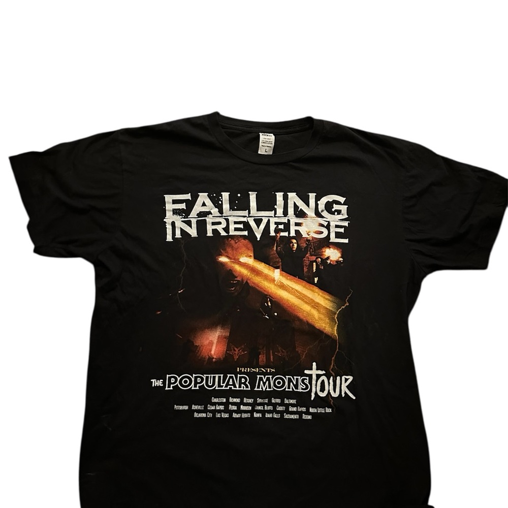 Falling In Reverse MONSTOUR Concert Tee • Size Large • Band Merch